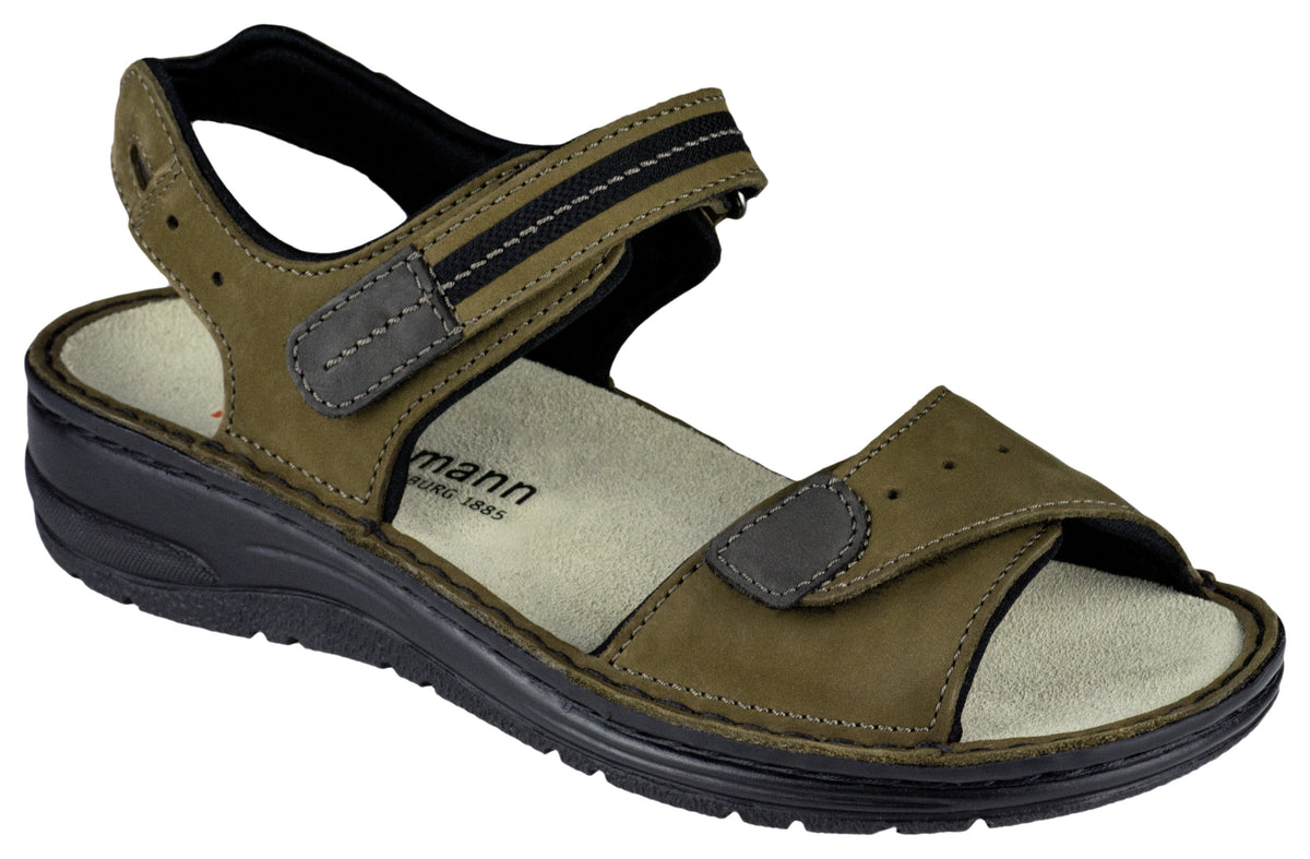 Sandalias ortopédicas mujer Leni Khaki