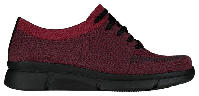 Zapatillas ortopédicas mujer Allexis Comfortknit Bordeaux