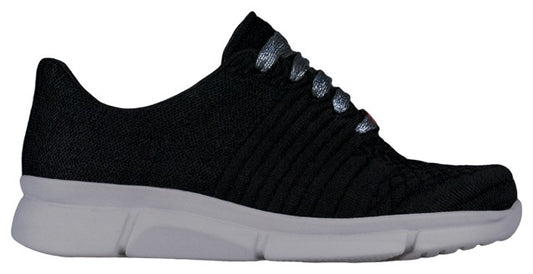 Zapatillas ortopédicas mujer Pinar Comfortknit Nachtschwarz