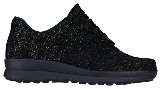 Zapatillas ortopédicas mujer Alba Schwarz/Gold