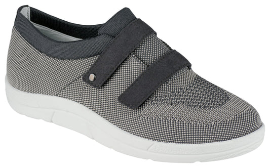 Zapatillas ortopédicas mujer Allissia Grau/Beige