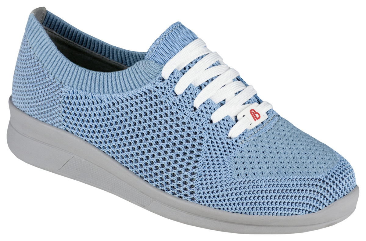 Zapatillas ortopédicas mujer Eila Hellblau/Grau