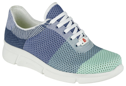 Zapatillas ortopédicas mujer Niki Multicolor Blau