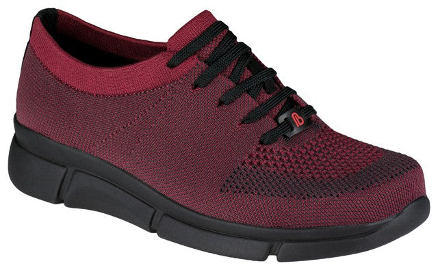 Zapatillas ortopédicas mujer Allexis Comfortknit Bordeaux