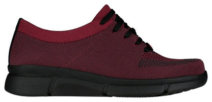 Zapatillas ortopédicas mujer Allexis Comfortknit Bordeaux