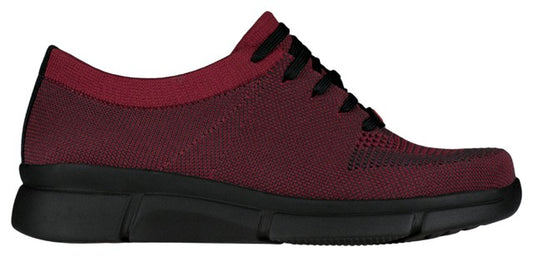 Zapatillas ortopédicas mujer Allexis Comfortknit Bordeaux