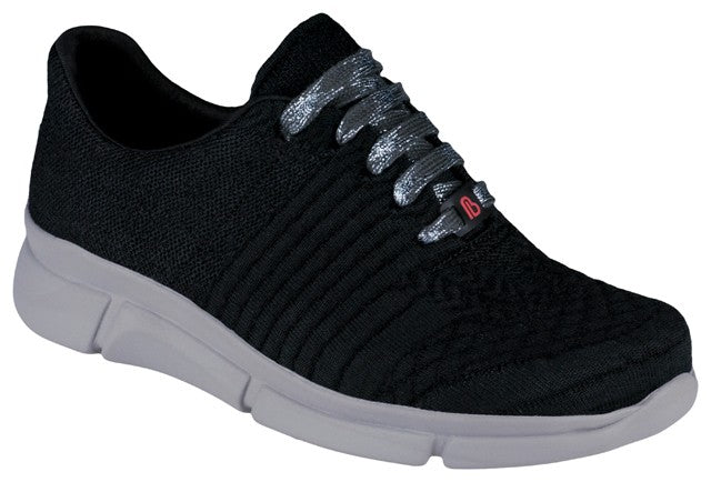 Zapatillas ortopédicas mujer Pinar Comfortknit Nachtschwarz