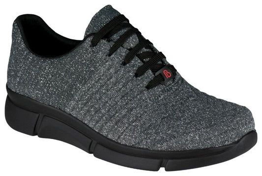 Zapatillas ortopédicas mujer Pinar Comfortknit Dunkelgrau