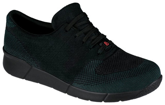Zapatos ortopédicos hombre Urs Comfortknit Schwarz Dunkelgrün