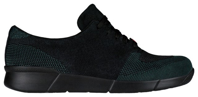 Zapatos ortopédicos hombre Urs Comfortknit Schwarz Dunkelgrün