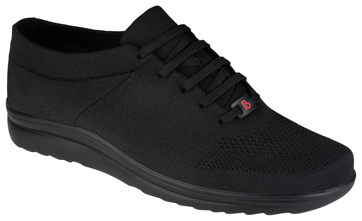 Zapatillas ortopédicas hombre Allegro Comfortknit Schwarz