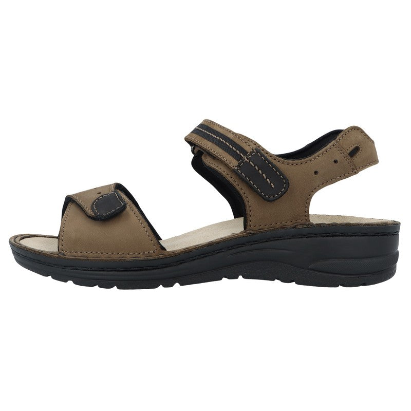 Sandalias ortopédicas mujer Leni Khaki