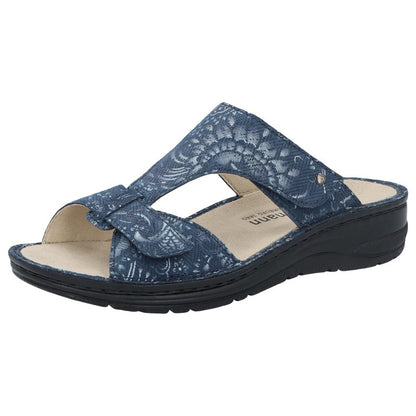 Sandalias ortopédicas mujer Vida blau Flowers