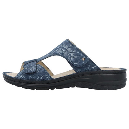 Sandalias ortopédicas mujer Vida blau Flowers