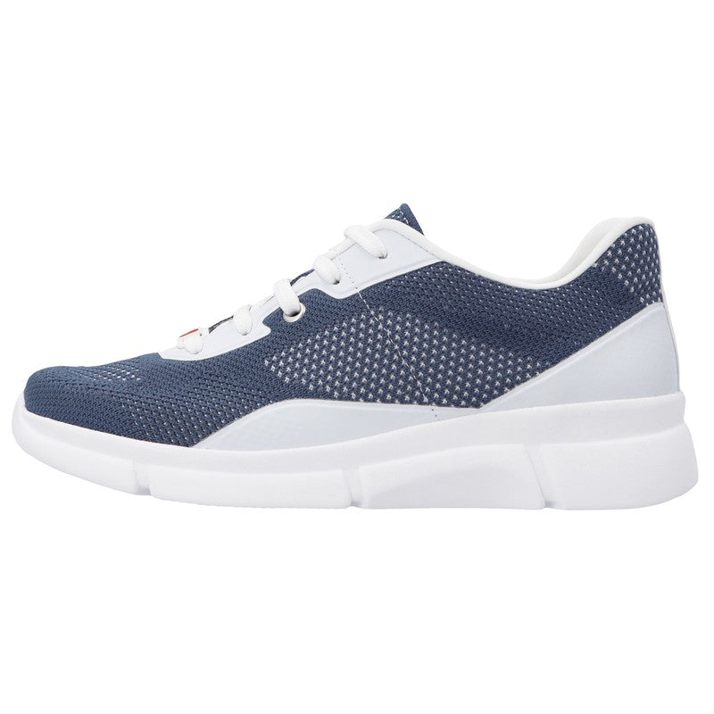 Zapatillas ortopédicas mujer Roxana Comfortknit Blau